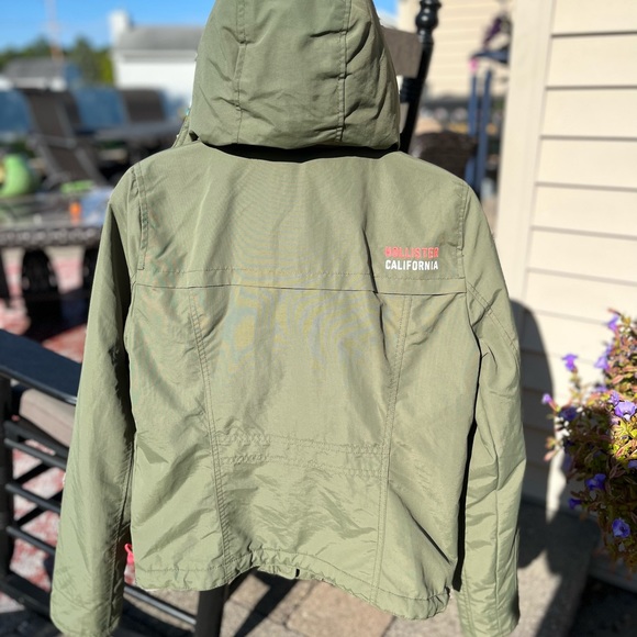 WOMENS HOLLISTER BRAND FLEECE LINED WINTER COAT SIZE M - Picture 4 of 16
